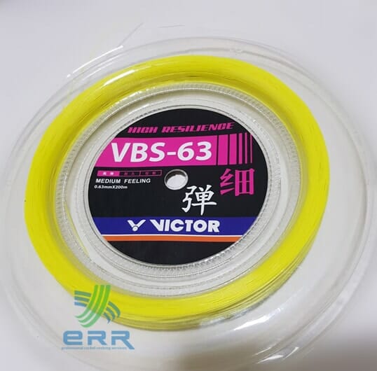 Victor VBS-63 羽球线和穿线評價 - 羽毛球穿线师吉隆坡KL ERR马来西亚专业羽毛球穿线器认证穿线师 2024