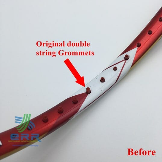 Badminton Repair Grommets Replacement KL Malaysia 2024 Professional Stringing Certified Stringer ERR Badminton