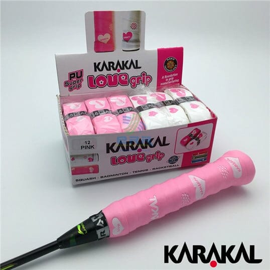 Karakal Badminton PU Love Grip KA681 oleh Perkhidmatan Pasang Tali Raket Profesional Diperakui Stringer ERR Racket Restring 2024