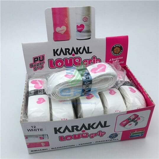 Karakal 羽毛球 PU Love Grip KA681 由专业穿线服务认证穿线师 ERR 球拍穿线 2024