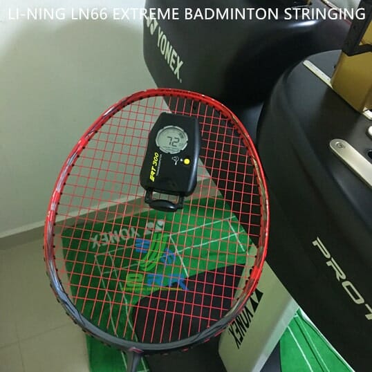 Badminton Stringing Services Red One–KL Sentral Malaysia Professional Li-Ning LN66 Extreme Stringing Services Certified Stringer Racket Restring 2024