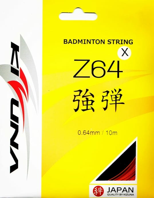 Kizuna Z64X 羽毛球线性能图由ERR 羽毛球穿线服务裕廊新加坡2021呈现