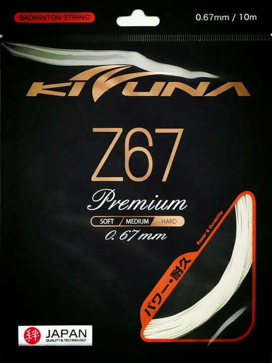 Kizuna Z67 Premium badminton strigning jurong singapore by ERR Badminton Stringing 2021
