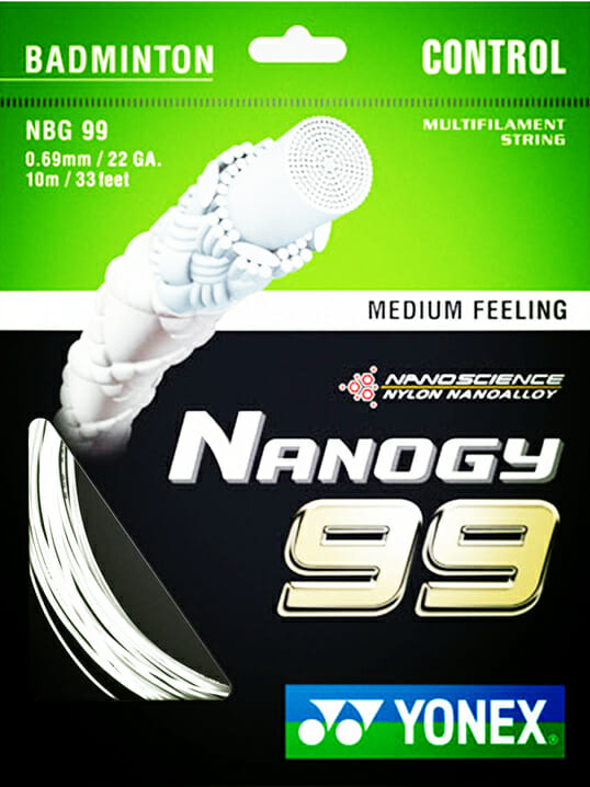 Yonex Nanogy 99 羽毛球线性能图由ERR 羽毛球穿线服务裕廊新加坡2021呈现