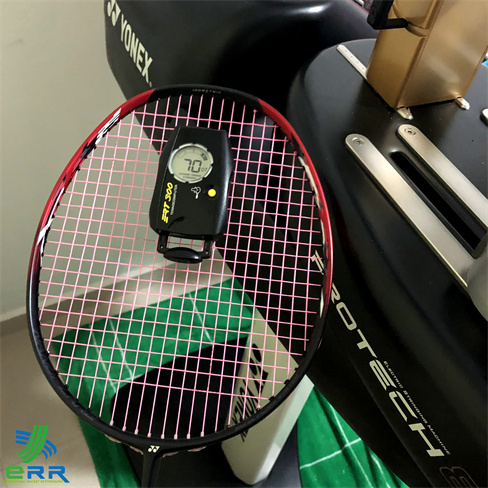 BG65 Titanium Racket Restring with Yonex Nanoflare 700 Badminton Racket 27lbs by ERR Racket Restring Professional Stringer 2024 Kuala Lumpur KL