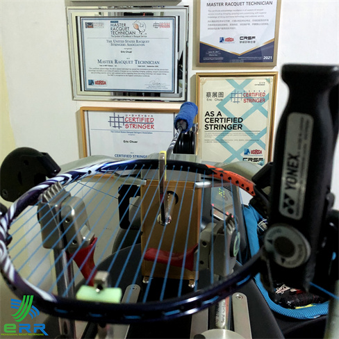 BG66 Ultimax Badminton Stringing with Astrox 100ZZ ERR Racket Restring Professional Stringer 2024 Taman Desa Jaya