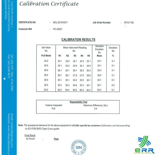 Calibration Badminton Stringing Machine ERR Badminton Restring History 2015