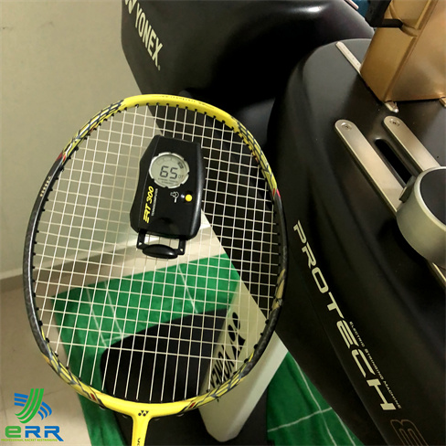 Kizuna Z58 Racket Restring with Yonex Voltric Force Badminton Racket 26lbs DT65 by ERR Racket Restring Professional Stringer 2024 Kuala Lumpur City Centre KL