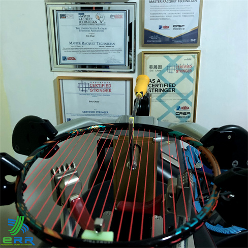 Kizuna Z65 Premium Badminton Stringing with Yonex Astrox Mid Range Racket 26lbs by ERR Racket Restring Professional Stringer 2024 Pandan Johor Bahru JB