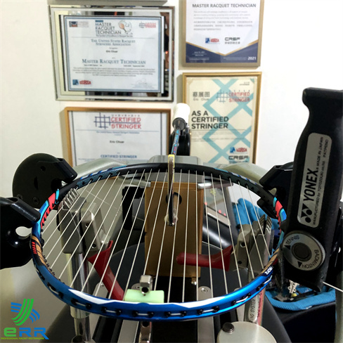 NBG98 Pasang Tali Badminton dengan Victor Thruster K Falcon 27lbs oleh ERR Pasang Tali Raket Stringer Profesional 2024 Kuala Lumpur KL Malaysia