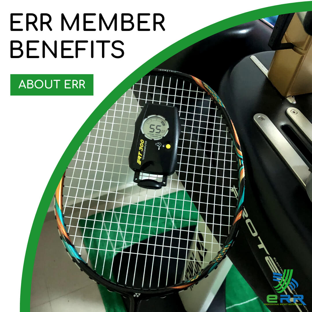 What Our Certified Stringer Offers Members ERR Badminton Restring