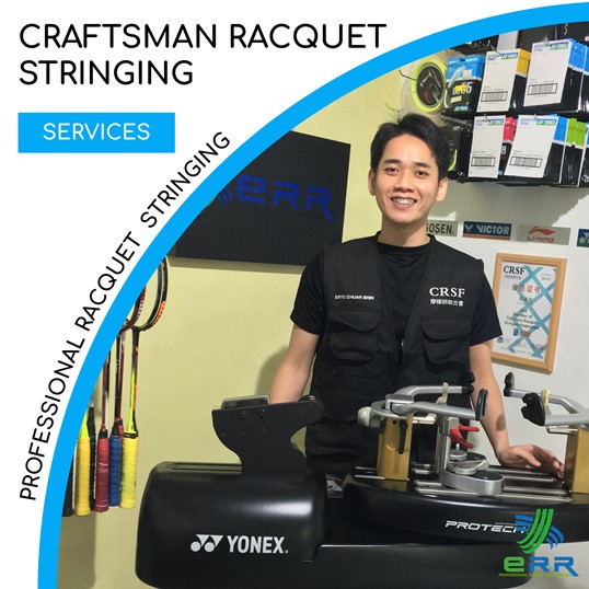 Craftsman racquet stringing services Malaysia Kuala Lumpur KL Wangsa Maju