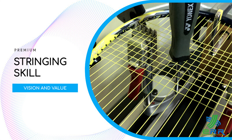 Stringing Skill by Professional Badminton Stringer Malaysia