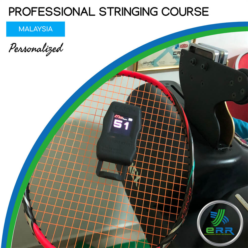 Professional Badminton stringing course Malaysia JB Badminton Restring Professional Johor Bahru JB