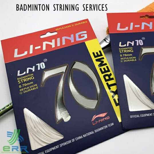 Badminton stringing Li-Ning LN70 Extreme ERR SS15 Kuala Lumpur Malaysia ERR Badminton