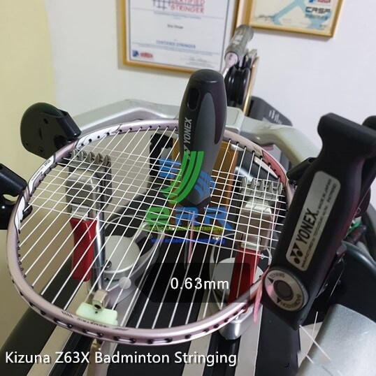 Kizuna Z63X Badminton Stringing Service at KL Wangsa Maju, Kuala Lumpur 2025