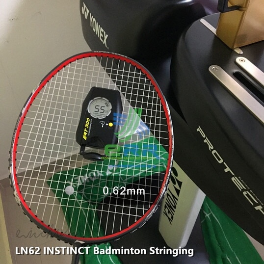 Li-Ning 62 Instinct Badminton Stringing services in Taman Jaya KL Malaysia by ERR  Professional Badminton Stringing Certified Stringer 2024 Asia Jaya