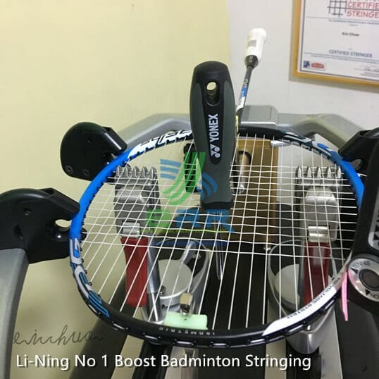 Li-Ning No 1 Boost Badminton Stringing Taman Tebrau Jaya ERR Badminton JB