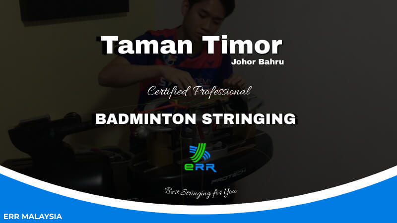 Taman Timor Badminton Stringing Services by ERR Badminton Restring Johor Bahru Malaysia 2029