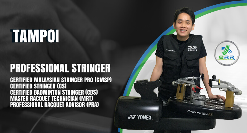 Tampoi Badminton Stringing Services by Professional Stringer Malaysia Johor Bahru Certified Stringing 2028