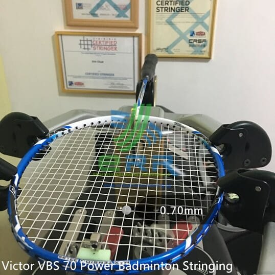 Victor VBS-70 Power badminton stringing services near me in Taman Melati by ERR Badminton Restring Kuala Lumpur