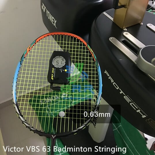 Perkhidmatan Pasang Tali Badminton Victor VBS-63 di Kampung Baru oleh ERR Badminton Restring Malaysia