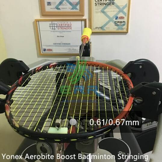Yonex Aerobite Boost Badminton Stringing Services in Taman Kobena, Johor Bahru, Malaysia, by ERR Badminton Restring