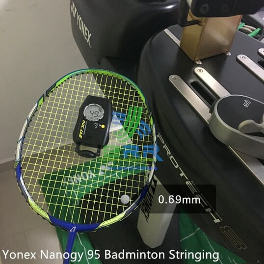 由 ERR 羽毛球穿线专业羽毛球穿线认证穿线师 2024 在新山JB区 Taman Daya 提供的 Yonex Nanogy 95 羽毛球穿线服务