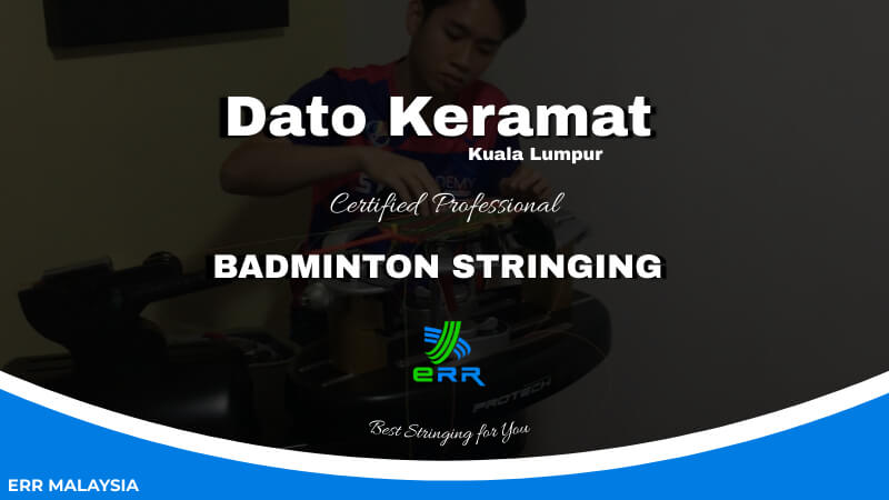 Dato Keramat Badminton Sport Shop Professional Stringing Services by ERR Badminton Restring Malaysia KL
