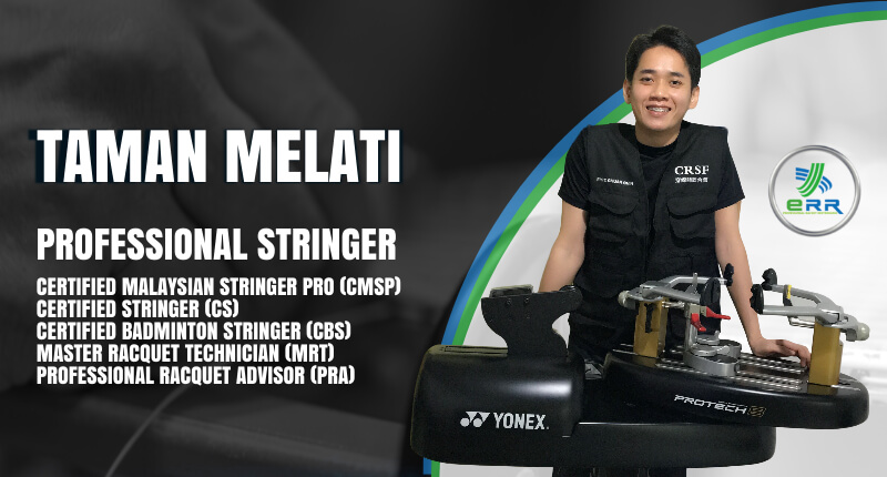 Taman Melati Badminton Sport Shop Professional Stringing Services By Err Badminton Restring Malaysia