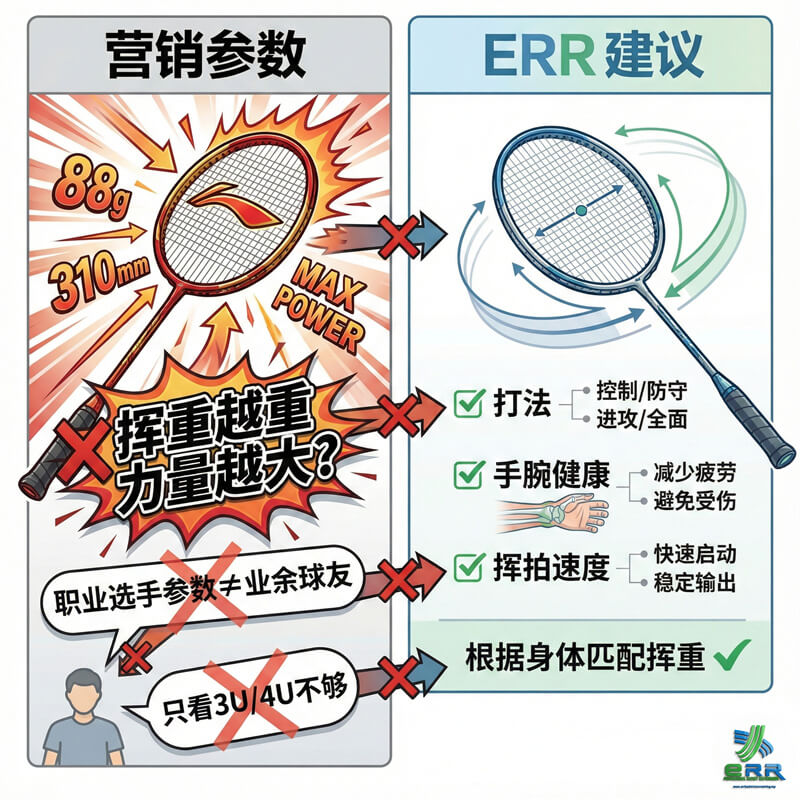 Wangsa Maju 球友咨询｜ERR Badminton Restring 团队讲解关于挥重的误区